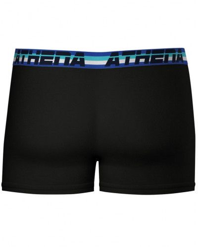 Lot de 3 boxers Stretch Coton Athena (Noir/Bleu/Marine)