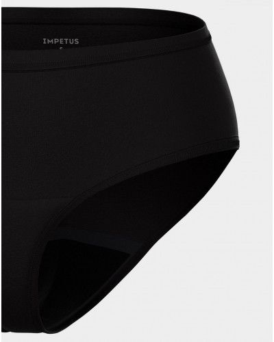 High waist menstrual brief Ecocycle Period Impetus (Black)
