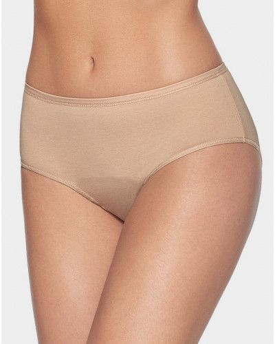 High waist menstrual brief Ecocycle Period Impetus (Beige)