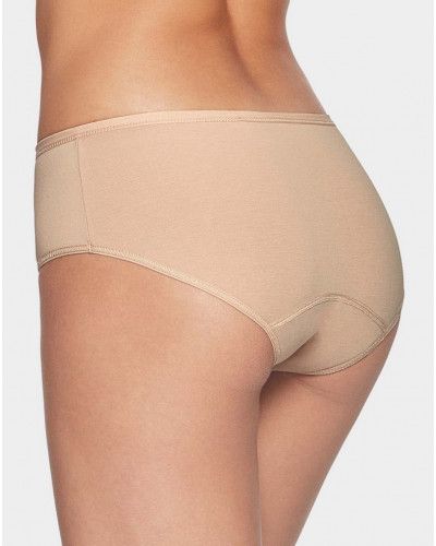 Slip menstruel taille haute Impetus Ecocycle Period (Beige)