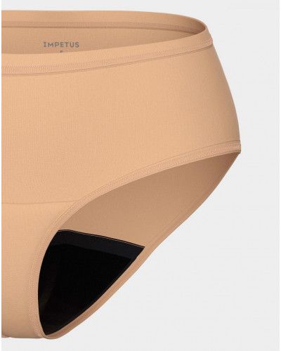 High waist menstrual brief Ecocycle Period Impetus (Beige)