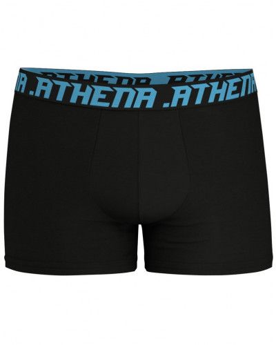 Pack of 4 Athena cotton boxers (Blue/Green/Red/Blue)