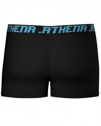 Pack of 4 Athena cotton boxers (Blue/Green/Red/Blue)