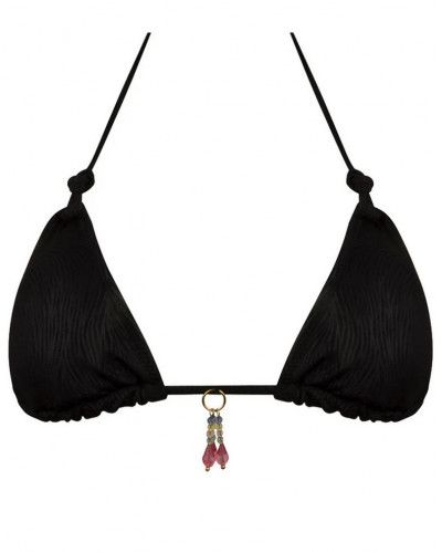 Soutien-gorge de bain triangle mousse Antigel La Muse Des Vagues (Noir)