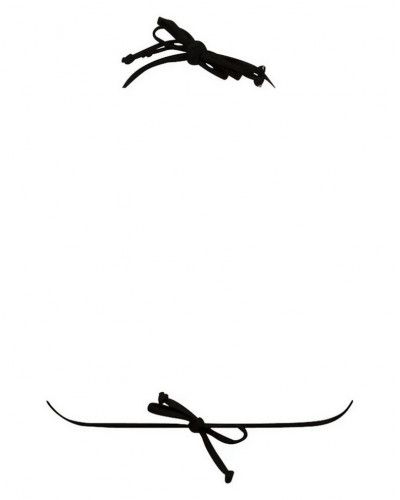 Bath foam triangle bra Antigel La Muse Des Vagues (Black)