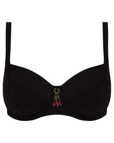 Wellness demi bath bra Antigel La Muse Des Vagues (Black)