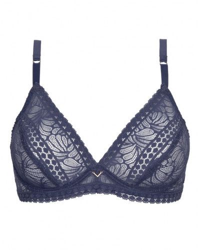Soutien-gorge armatures triangle Antigel Atelier Séduction (Bleu Purple)