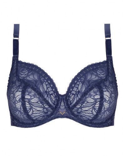 Fitted basket bra Antigel Atelier Séduction (Bleu Purple)