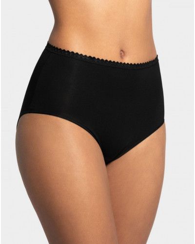 Culotte menstruelle taille haute Impetus Ecocycle Daily (Noir)