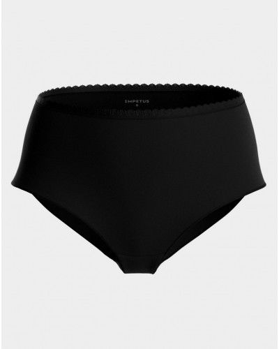 High waist menstrual knicker Impetus Ecocycle Daily (Black)