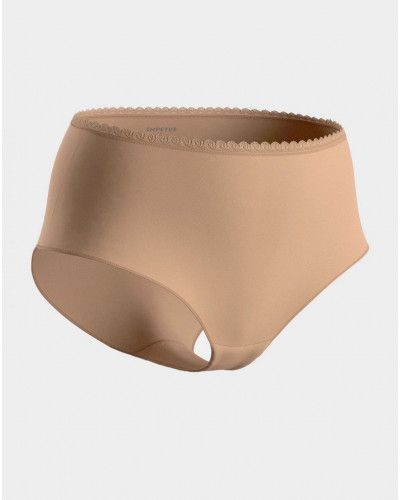 High waist menstrual knicker Impetus Ecocycle Daily (Beige)