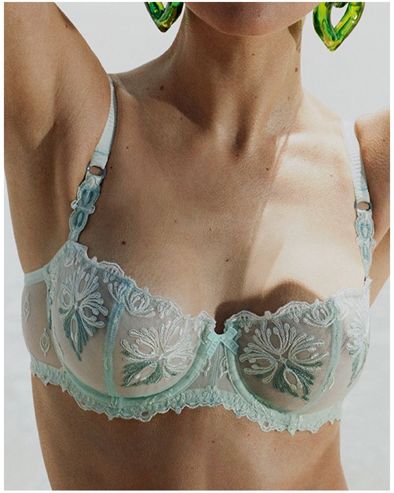 Demi bra Chantelle Champs-Elysées (Green Lily)