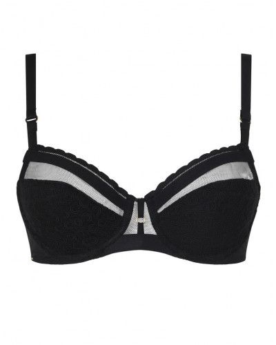 Underwired envelopping bra Chantelle Monogram (Black)