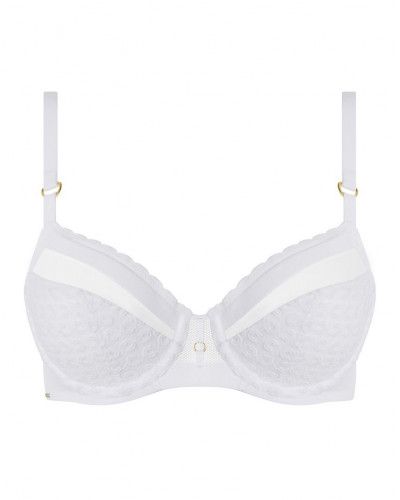 Underwired envelopping bra Chantelle Monogram (White)