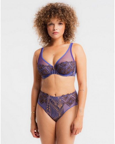 Plunge bra Louisa Bracq Hermione (Bleu Solitaire)