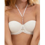 Strapless removable bra Antigel Atelier Séduction (Ecru Nacre)