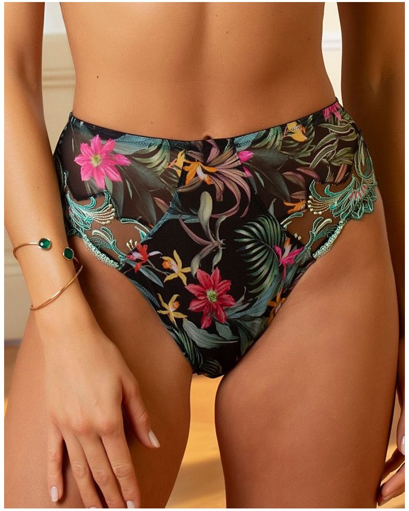 Slip de cintura alta Lise Charmel Fleurs Étoiles (Eclat Etoile)