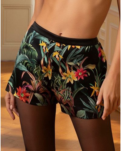 Short imprimé en soie Lise Charmel Fleurs Étoiles (Eclat Etoile)