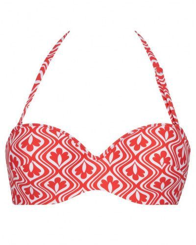 Padded bandeau bath bra Antigel La Relax (Corail Relax)
