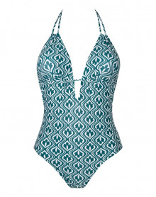 One-piece swimsuit support Antigel La Relax (Vert Relax)