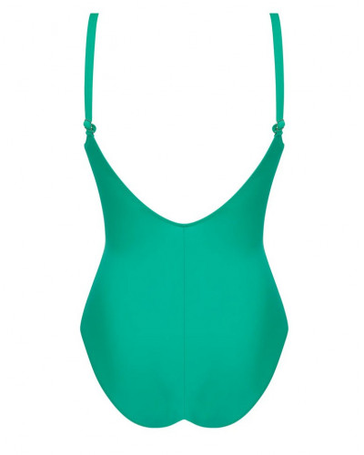 Traje de baño una pieza con aros Antigel La Chiquissima (Mer Emeraude)