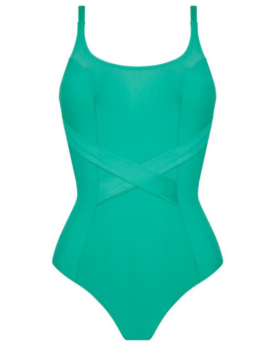 Underwired one-piece swimsuit Antigel La Chiquissima (Mer Emeraude)
