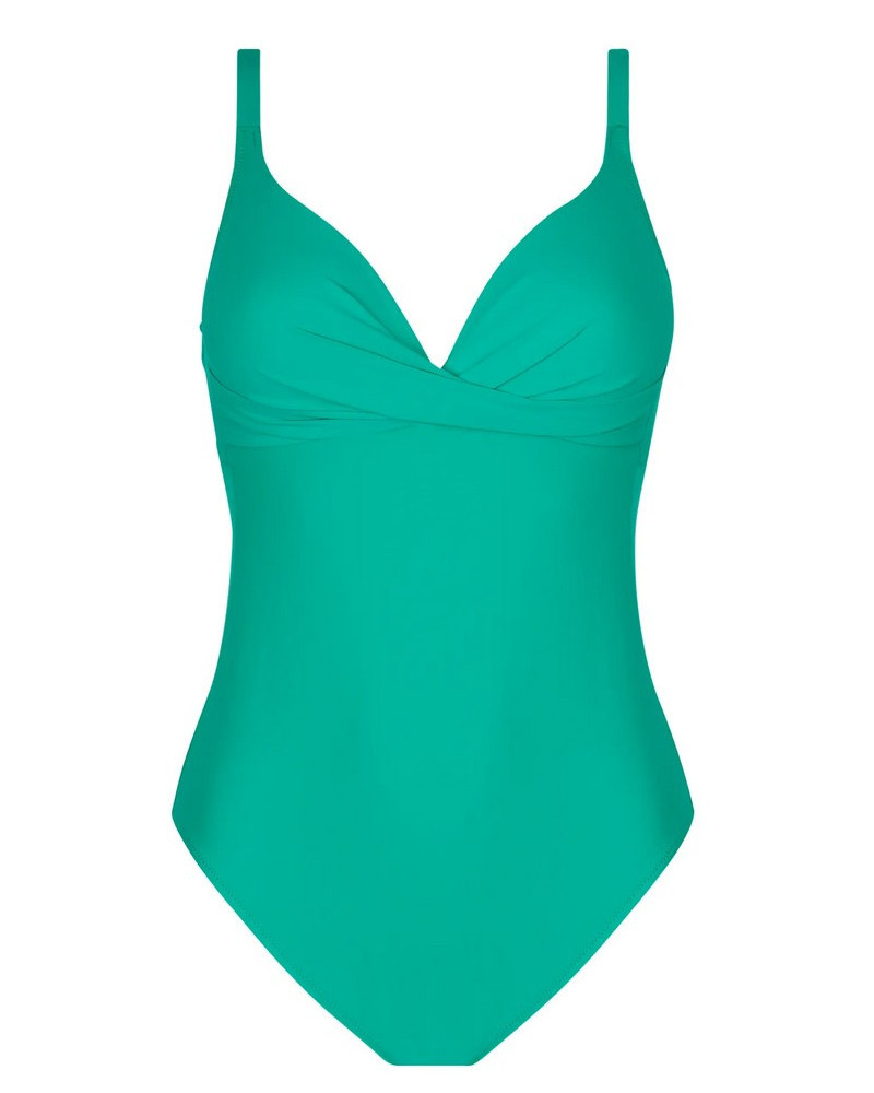 One-piece triangle padded swimsuit Antigel La Chiquissima (Mer Emeraude)