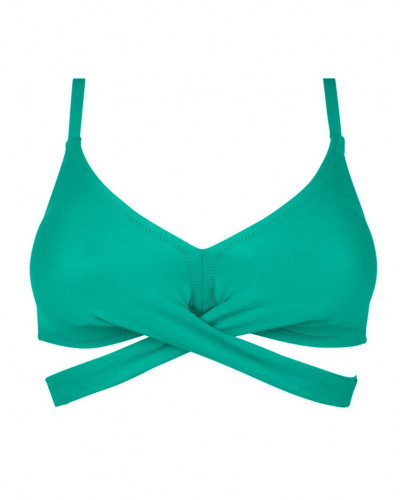 Triangle bath bra Antigel La Chiquissima (Mer Emeraude)