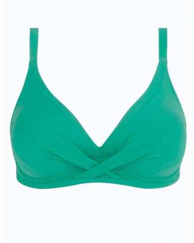 Soutien-gorge de bain armatures triangle Antigel La Chiquissima (Mer Emeraude)