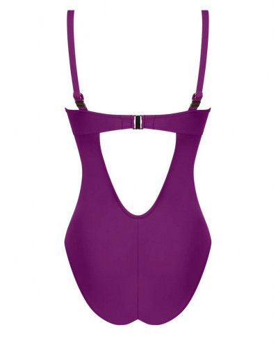 One-piece triangle padded swimsuit Antigel La Chiquissima (Mer Améthyste)