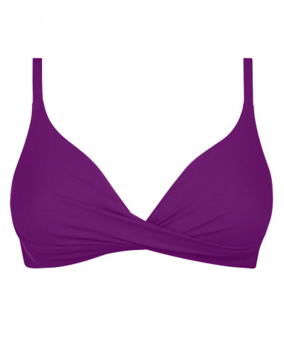 Soutien-gorge de bain coque triangle sans armature Antigel La Chiquissima (Mer Améthyste)