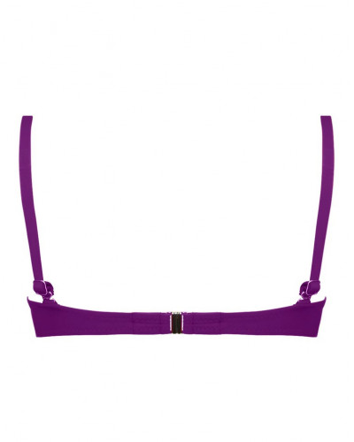 Wireless triangle padded bath bra Antigel La Chiquissima (Mer Améthyste)