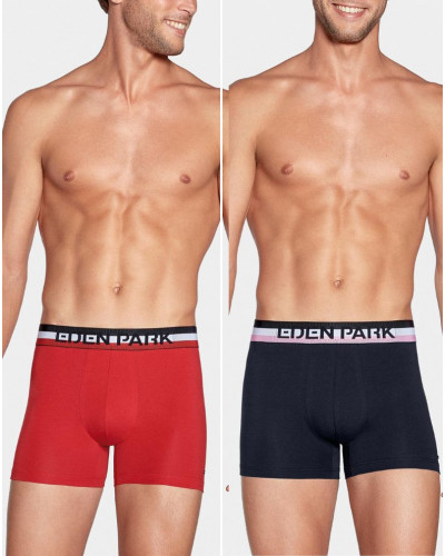 Paquete de 2 shortys Eden Park H32 (RD60Q)