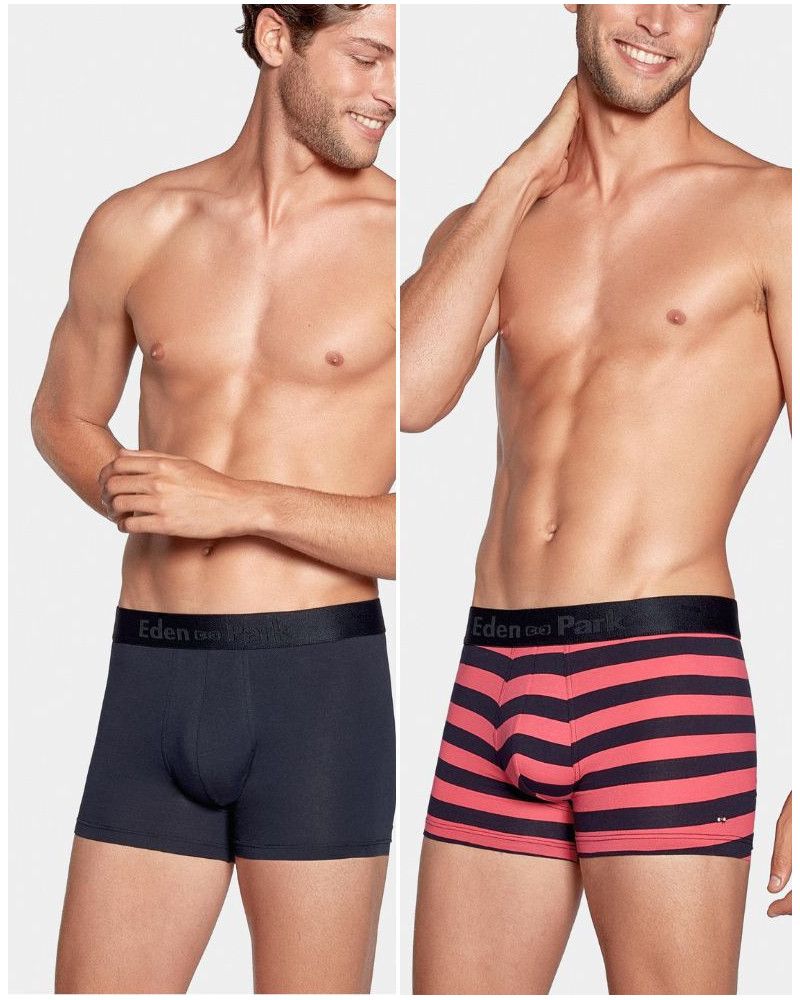 Paquete de 2 shorties Eden Park E41 (PK029)