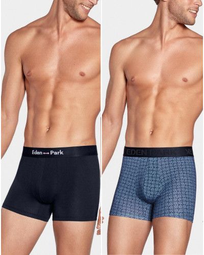 Lot de 2 shortys Eden Park H35 (BL058)