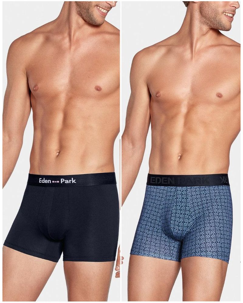 Lot de 2 shortys Eden Park H35 (BL058)