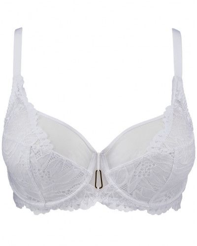 Soutien-gorge emboîtant plunge Aubade Flowermania (Blanc)