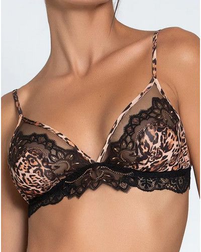 Sujetador sin aros Lise Charmel Fauve Amour (Ambre Panthère)