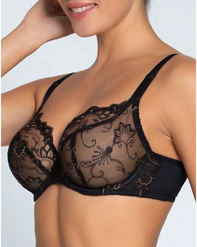Soutien-gorge corbeille bien-être Lise Charmel Fauve Amour (Ambre Panthère)