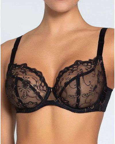 Soutien-gorge corbeille bien-être Lise Charmel Fauve Amour (Ambre Panthère)