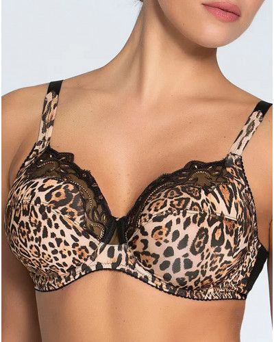 Soutien-gorge armatures bien-être Lise Charmel Fauve Amour (Ambre Panthère)