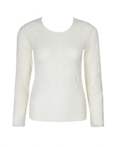 Top manches longues Antigel Atelier Séduction (Ecru Nacre)