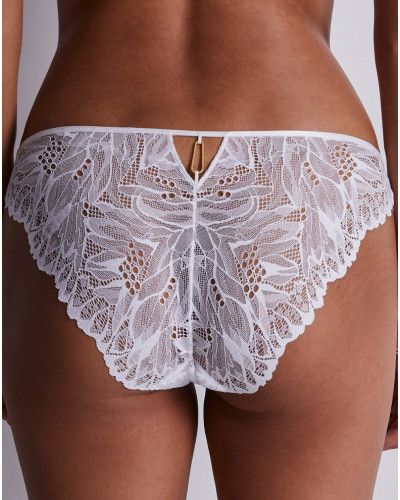 Slip italien Aubade Flowermania (Blanc)