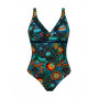 One-piece swimsuit open fit Lise Charmel Beauté Cosmique (Ciel Cosmique)