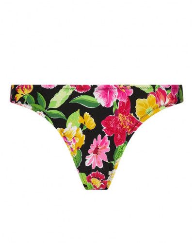 High waisted bath tanga Antigel La Feminissima (Rose Amethyste)