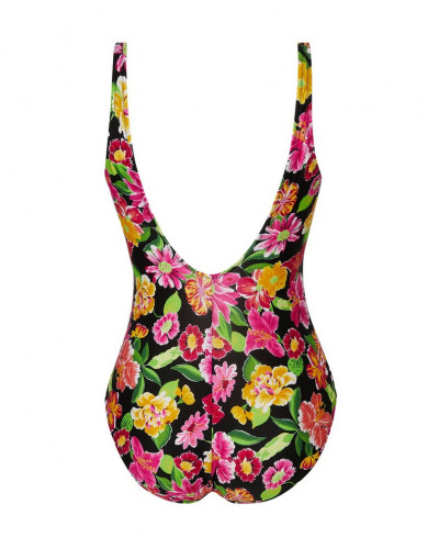 One-piece support swimsuit Antigel La Feminissima (Rose Amethyste)