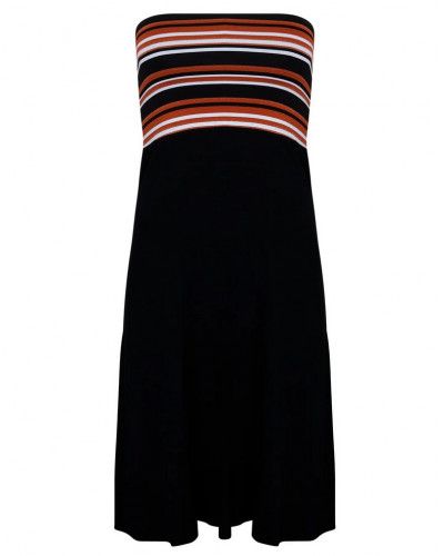 Robe de plage bandeau Antigel L'Antigel Globe (Auburn Rayé)