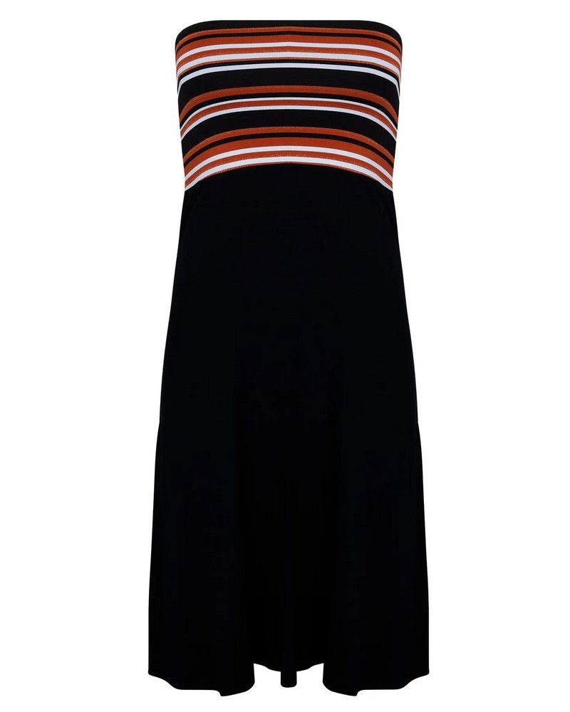 Robe de plage bandeau Antigel L'Antigel Globe (Auburn Rayé)