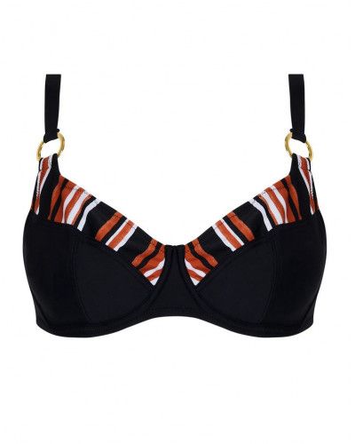 Soutien-gorge de bain corbeille bien-être Antigel L'Antigel Globe (Auburn Rayé)