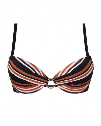 Padded bath bra Antigel L'Antigel Globe (Auburn Rayé)